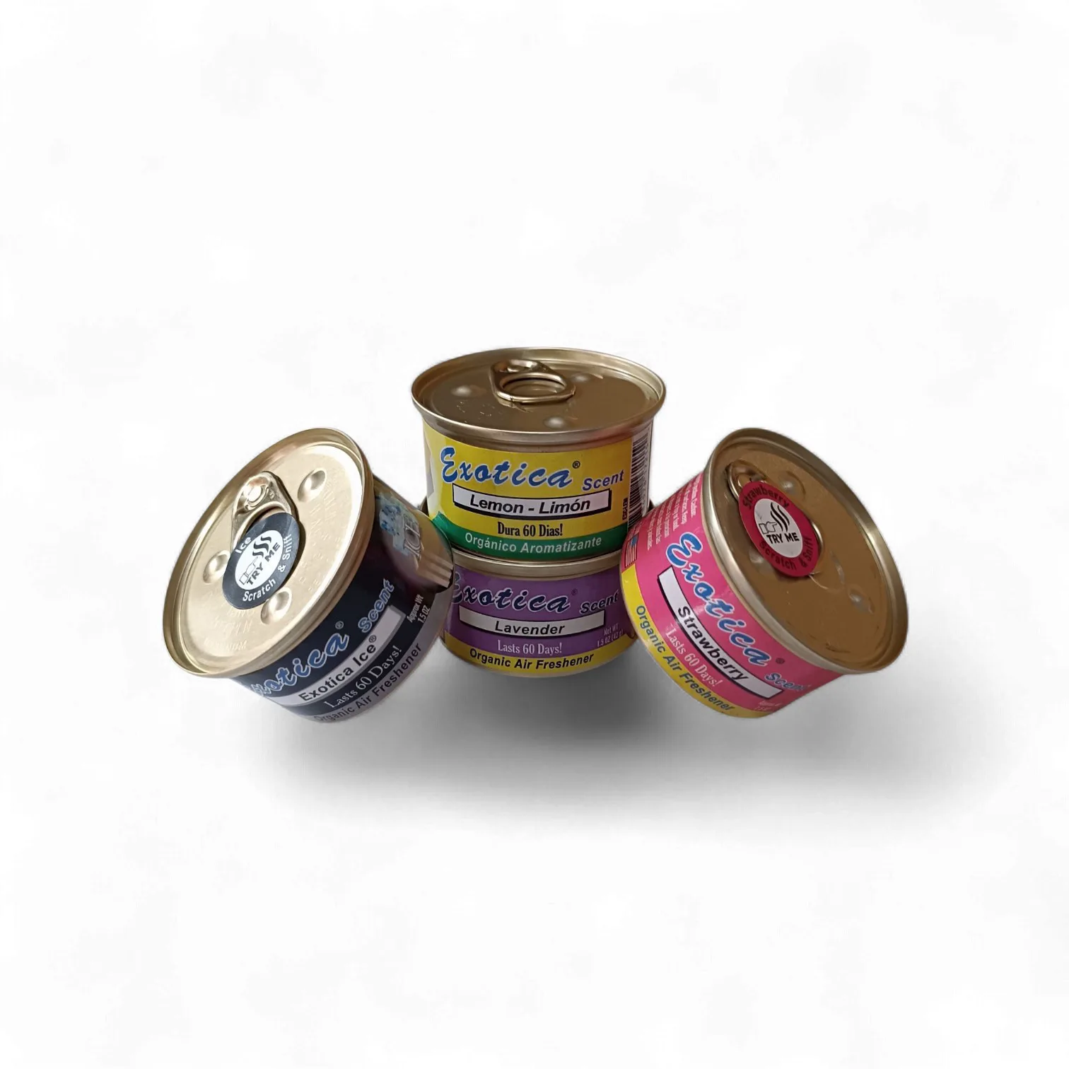 Aromatizante para Auto Exotica Scent Orgánico.